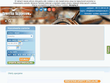 Tablet Screenshot of czartery.tawernaskipperow.pl